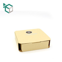 Kundenspezifische Privatdruck M / F Gebleichte Craft Paper Box